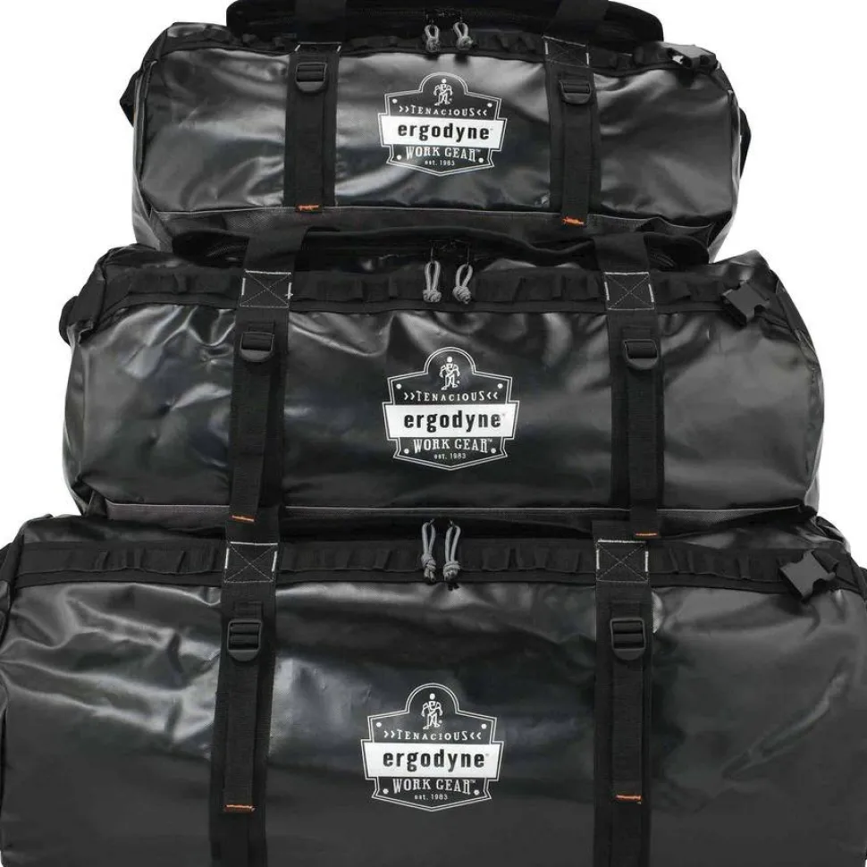 ergodyne Arsenal 5030 Water-Resistant Duffel Bag, Small, 13.5 x 23.5 x 13.5, Black