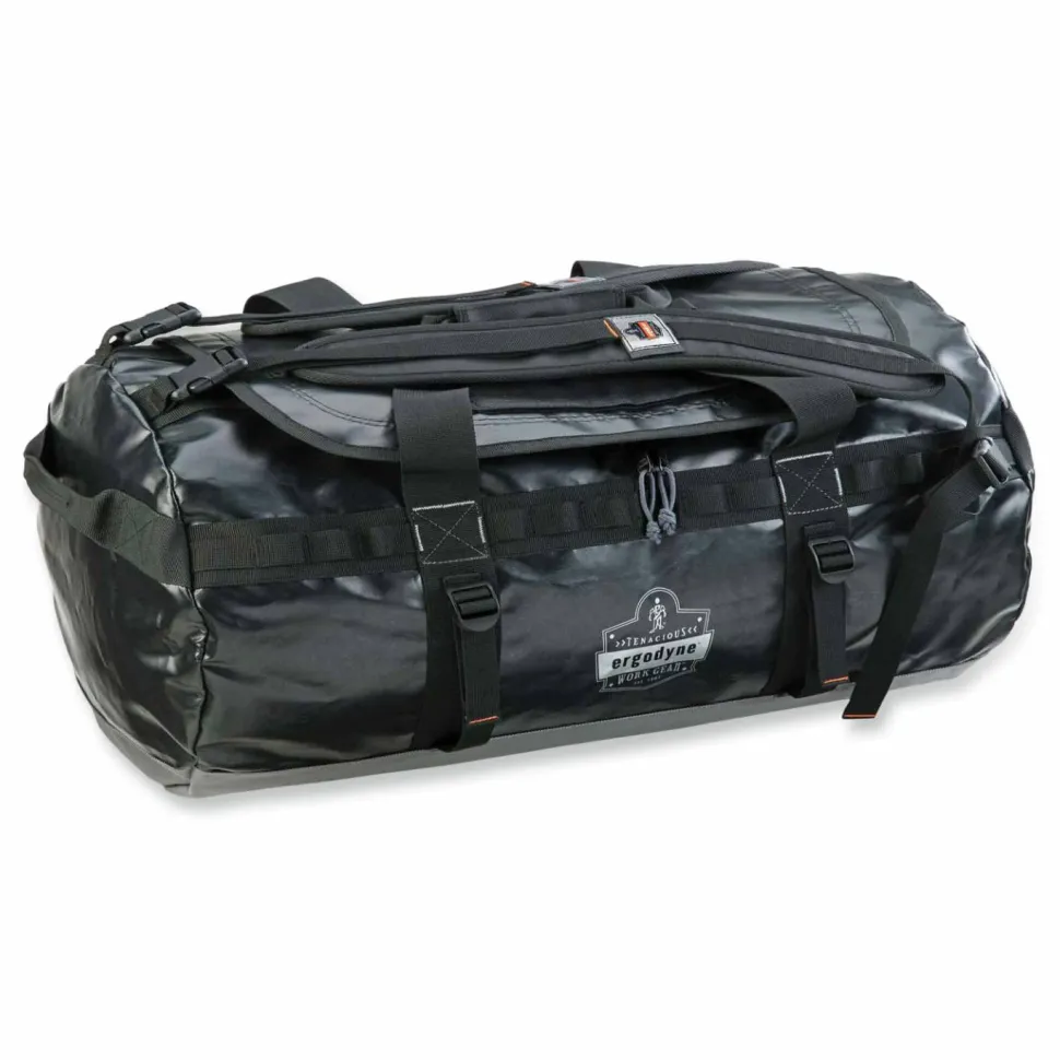 ergodyne Arsenal 5030 Water-Resistant Duffel Bag, Large, 18.5 x 31 x 18.5, Black