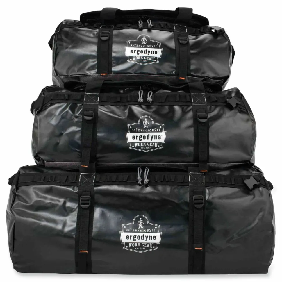 ergodyne Arsenal 5030 Water-Resistant Duffel Bag, Large, 18.5 x 31 x 18.5, Black