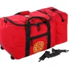 ergodyne Arsenal 5005W Wheeled Fire + Rescue Gear Bag, 14 x 31 x 14, Red