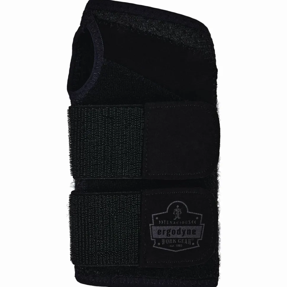ergodyne ProFlex 4015 Wrist Brace Support with Double Strap, X-Large, Fits Right Hand, Black