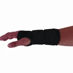 ergodyne ProFlex 4015 Wrist Brace Support with Double Strap, Medium, Fits Left Hand, Black