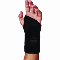 ergodyne ProFlex 4005 Wrist Brace Support with Single Strap, X-Large, Fits Left Hand, Black