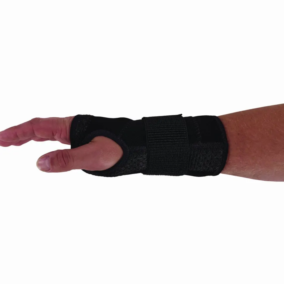 ergodyne ProFlex 4005 Wrist Brace Support with Single Strap, X-Large, Fits Right Hand, Black