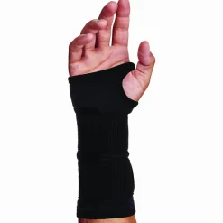 ergodyne ProFlex 685 Wrist Support Sleeve with Double Strap, Medium, Fits Left Hand/Right Hand, Black