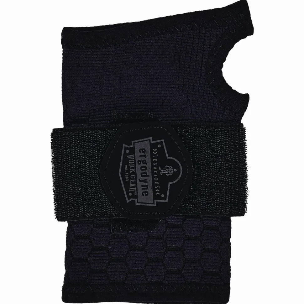ergodyne ProFlex 680 Wrist Support Sleeve with Single Strap, Medium, Fits Left Hand/Right Hand, Black