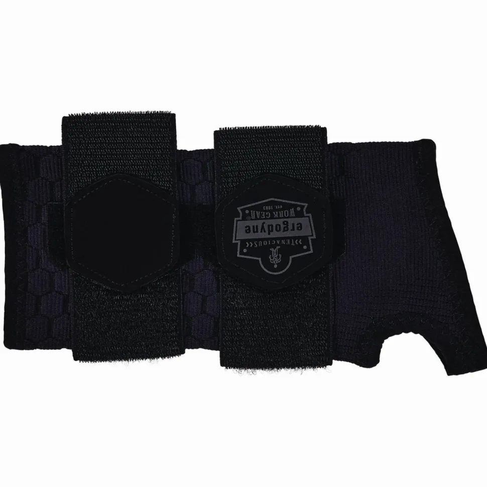 ergodyne ProFlex 685 Wrist Support Sleeve with Double Strap, X-Large, Fits Left Hand/Right Hand, Black