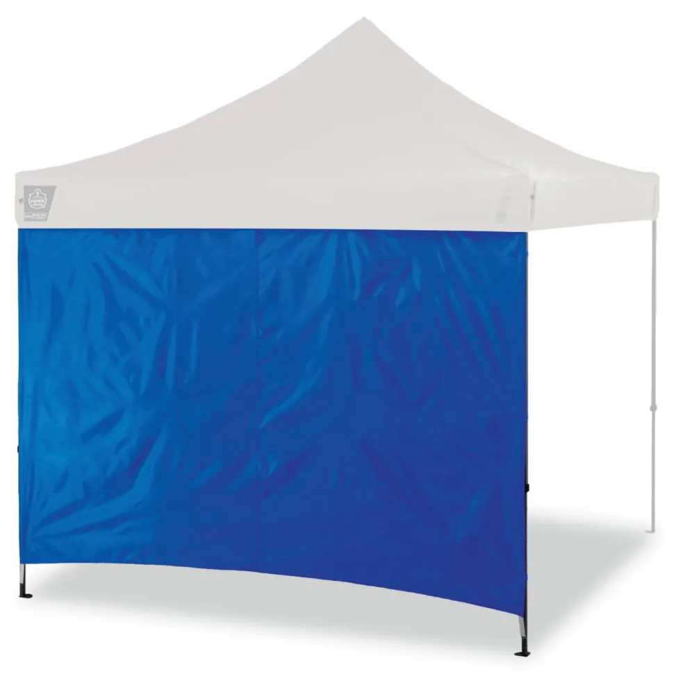 ergodyne Shax 6098 Pop-Up Tent Sidewall, Single Skin, 10 ft x 10 ft, Polyester, Blue