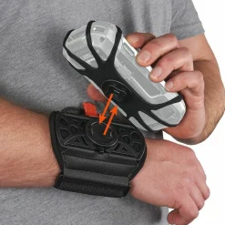 ergodyne Squids 5545 Arm and Wrist Scanner Mount, Medium, 7 x 8.5 x 1.5, Elastic, Black