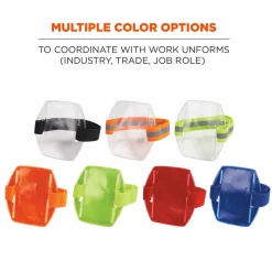 ergodyne Squids 3386 Arm Band ID/Badge Holder, Vertical, Red, 3.75 x 4.25 Holder, 2.5 x 4 Insert, 10/Pack