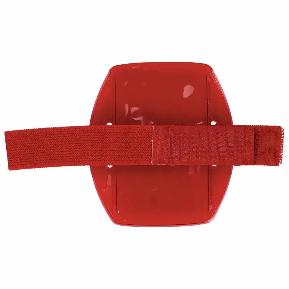 ergodyne Squids 3386 Arm Band ID/Badge Holder, Vertical, Red, 3.75 x 4.25 Holder, 2.5 x 4 Insert, 10/Pack