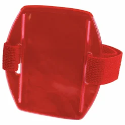 ergodyne Squids 3386 Arm Band ID/Badge Holder, Vertical, Orange, 3.75 x 4.25 Holder, 2.5 x 4 Insert, 10/Pack
