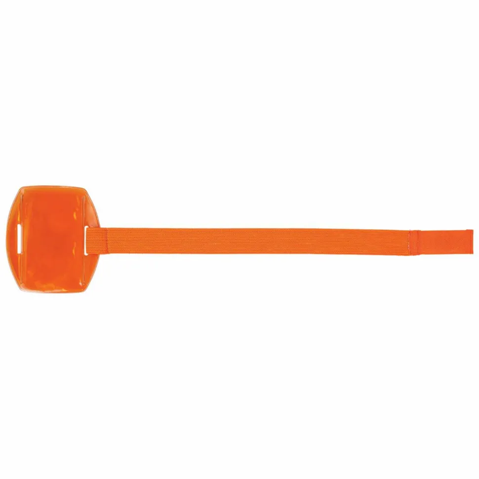 ergodyne Squids 3386 Arm Band ID/Badge Holder, Vertical, Orange, 3.75 x 4.25 Holder, 2.5 x 4 Insert, 10/Pack