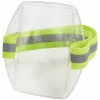 ergodyne Squids 3386 Arm Band ID/Badge Holder, Vertical, Hi-Vis Lime, 3.75 x 4.25 Holder, 2.5 x 4 Insert, 10/Pack