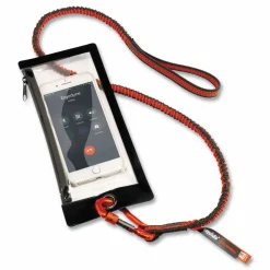 ergodyne Squids 3760 Phone Pouch + Trap for Plus Size Phones, Clear/Black