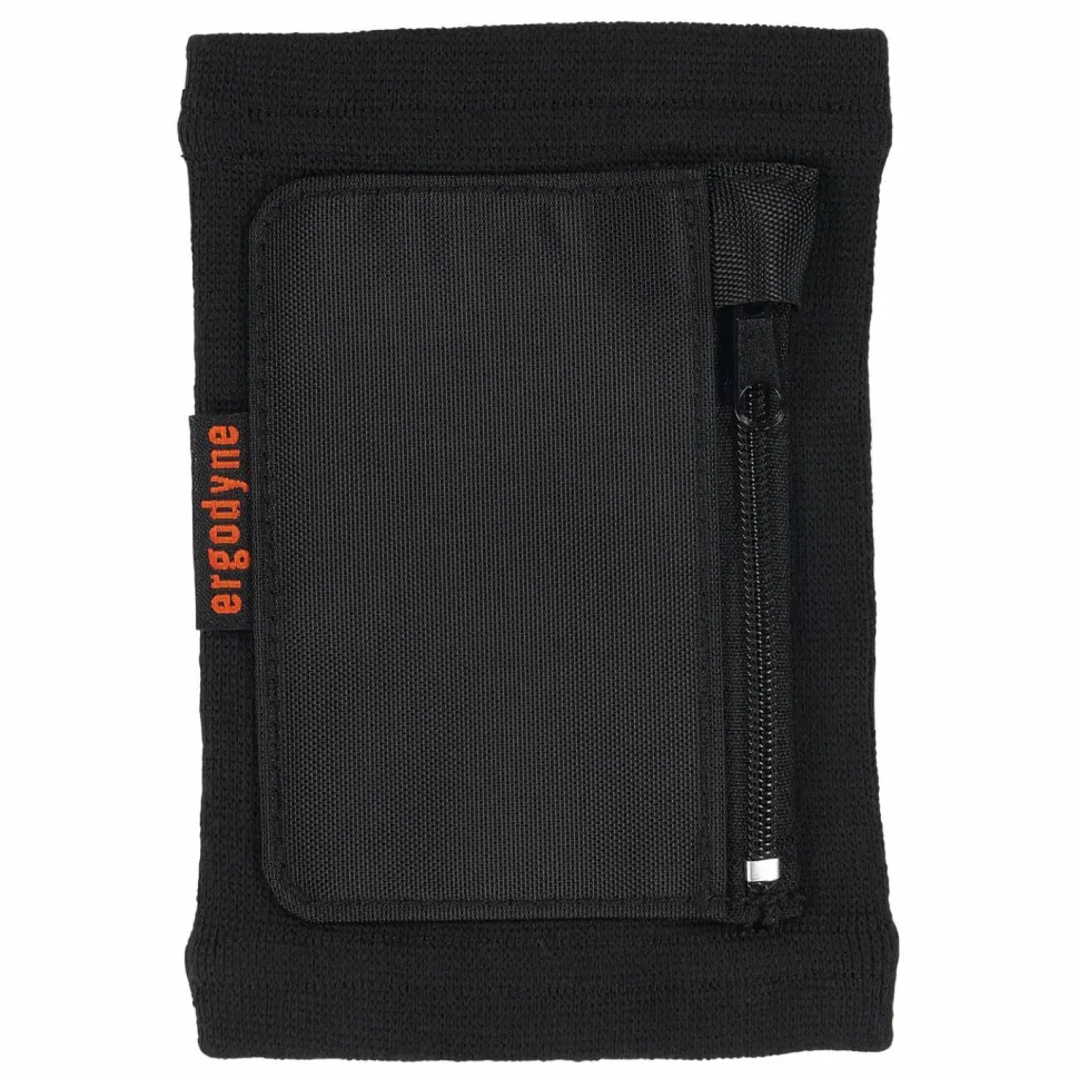 ergodyne Squids 3388 Wrist ID/Badge Holder, Vertical, Black, 3.5 x 5.5 Holder, 2.75 x 3.75 Insert