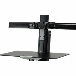 Ergotron Crossbar for Monitor, Display, Workstation - Black