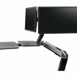 Ergotron Crossbar for Monitor, Display, Workstation - Black