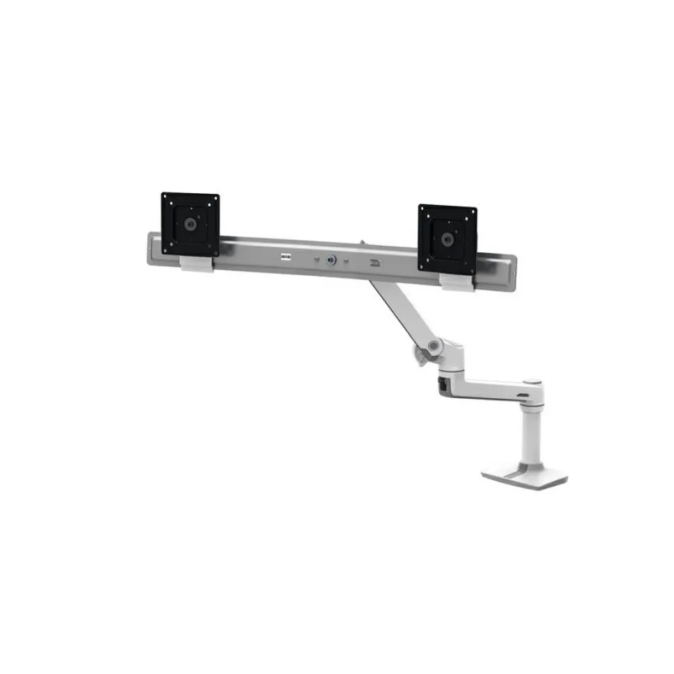 Ergotron Desk Mount for Monitor - Polished Aluminum