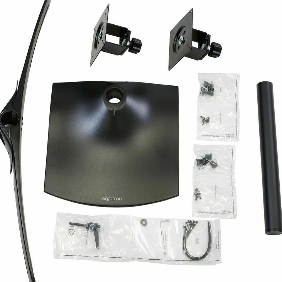 Ergotron DS100 Dual-Monitor Desk Stand, 33322200
