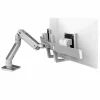 Ergotron Mounting Arm for Monitor, Display Screen, LCD Display - Polished Aluminum - Landscape/Portrait
