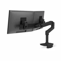 Ergotron Mounting Arm for Monitor, Display Screen, LCD Display - Black - Landscape/Portrait