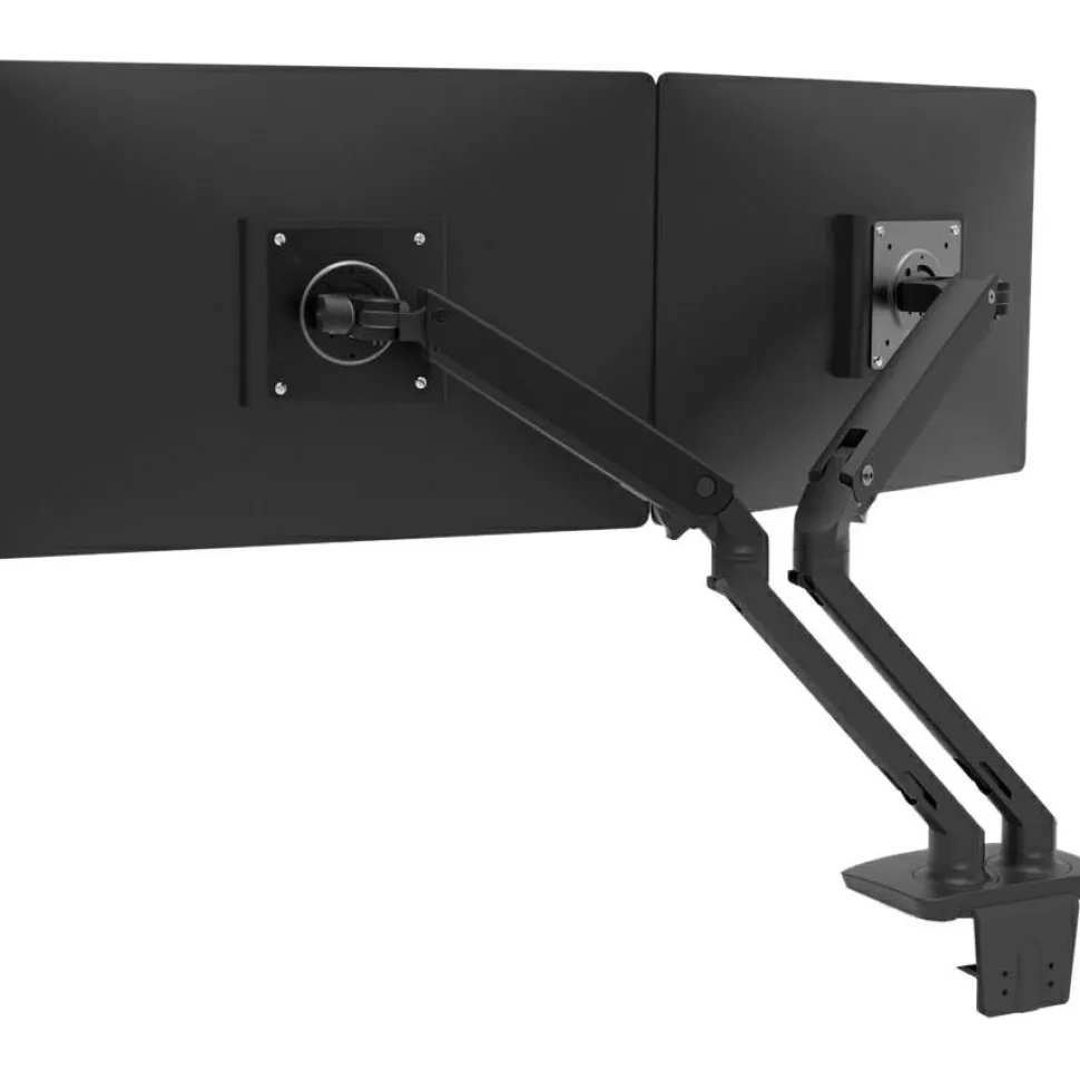 Ergotron Mounting Arm for Monitor, Display Screen, LCD Monitor - Black - Landscape/Portrait
