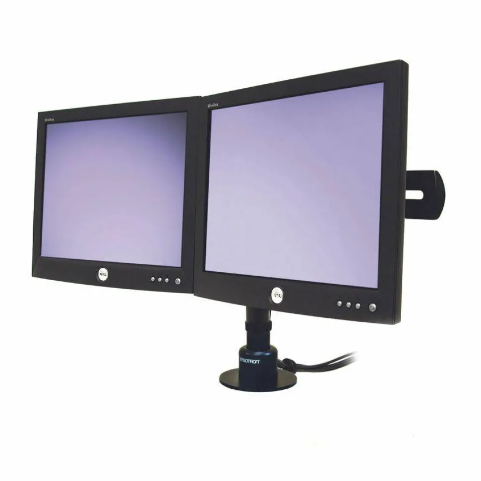 Ergotron Mounting Base for Desk Stand, Monitor - Black