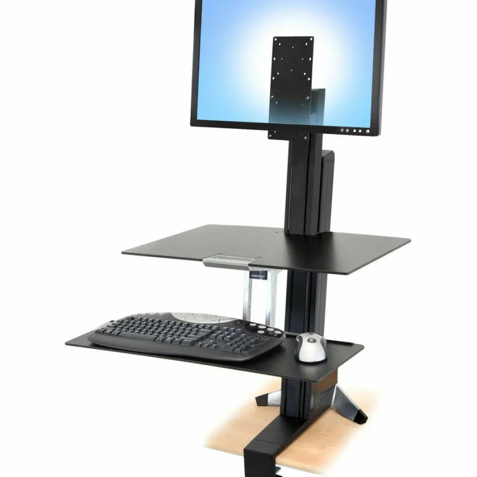 Ergotron Mounting Bracket for Display, Workstation, Monitor, Mounting Arm, Monitor Mount - Black