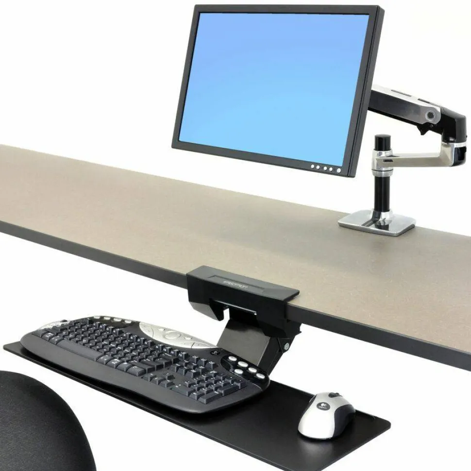 Ergotron Neo-Flex Mounting Arm for Keyboard, Mouse - Black