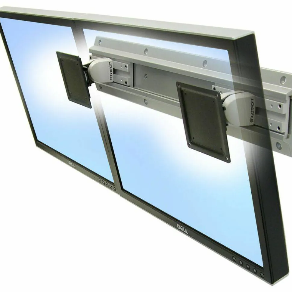 Ergotron Neo-Flex Wall Mount for Monitor, Keyboard - Gray, Black