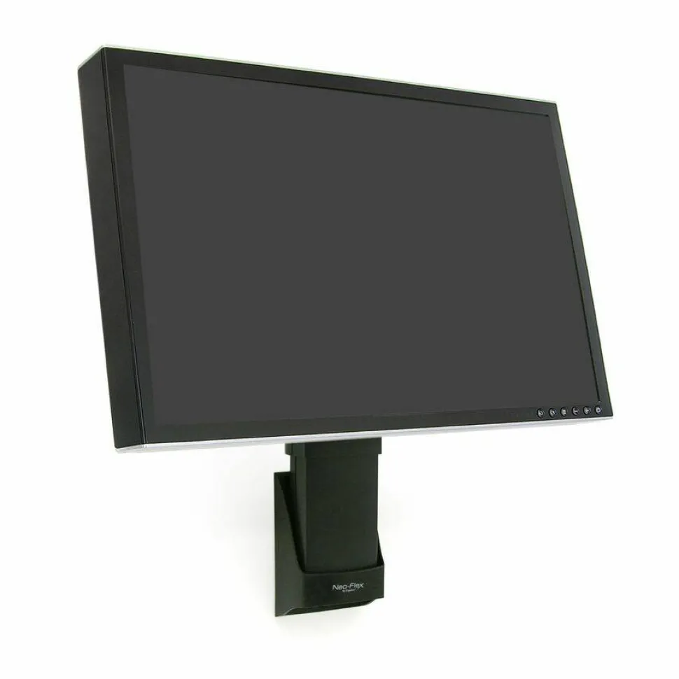 Ergotron Neo-Flex Wall Mount for Monitor, LCD Display, TV, Display, Display Screen - Black - Landscape/Portrait