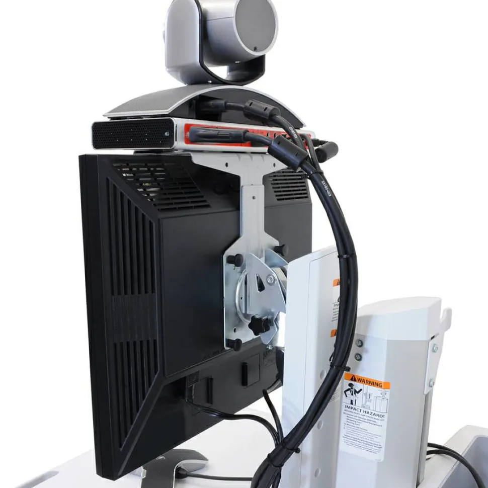 Ergotron StyleView Mounting Shelf for Camera, Video Conferencing System, Display Cart, Webcam, Monitor, Wall Mount, Medical Cart - Silver