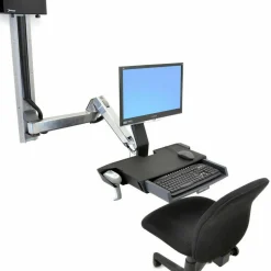 Ergotron StyleView Mounting Extension for Mounting Arm - Polished Aluminum
