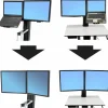 Ergotron WorkFit Conversion Kit: LCD & Laptop to Dual
