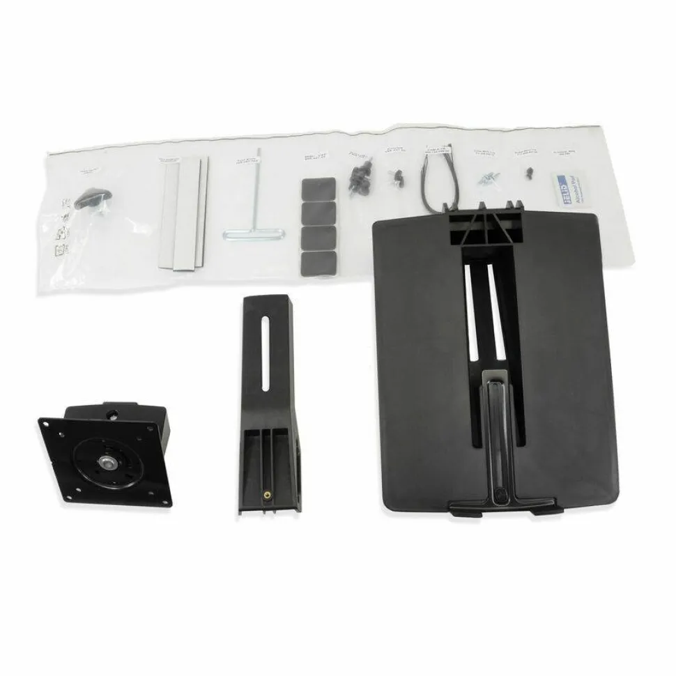 Ergotron WorkFit Mounting Tray for LCD Display, Notebook, Workstation - Black