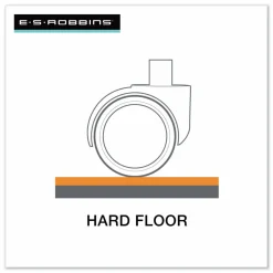 ES Robbins Everlife Chairmat with Lip - Carpeted Floor - 48