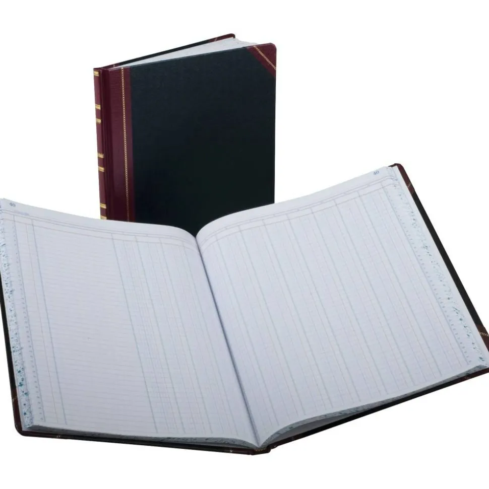 Esselte Columnar Book, 12-Column to Rt., 12 1/4" x 10 1/8", 150 Sheets, Black