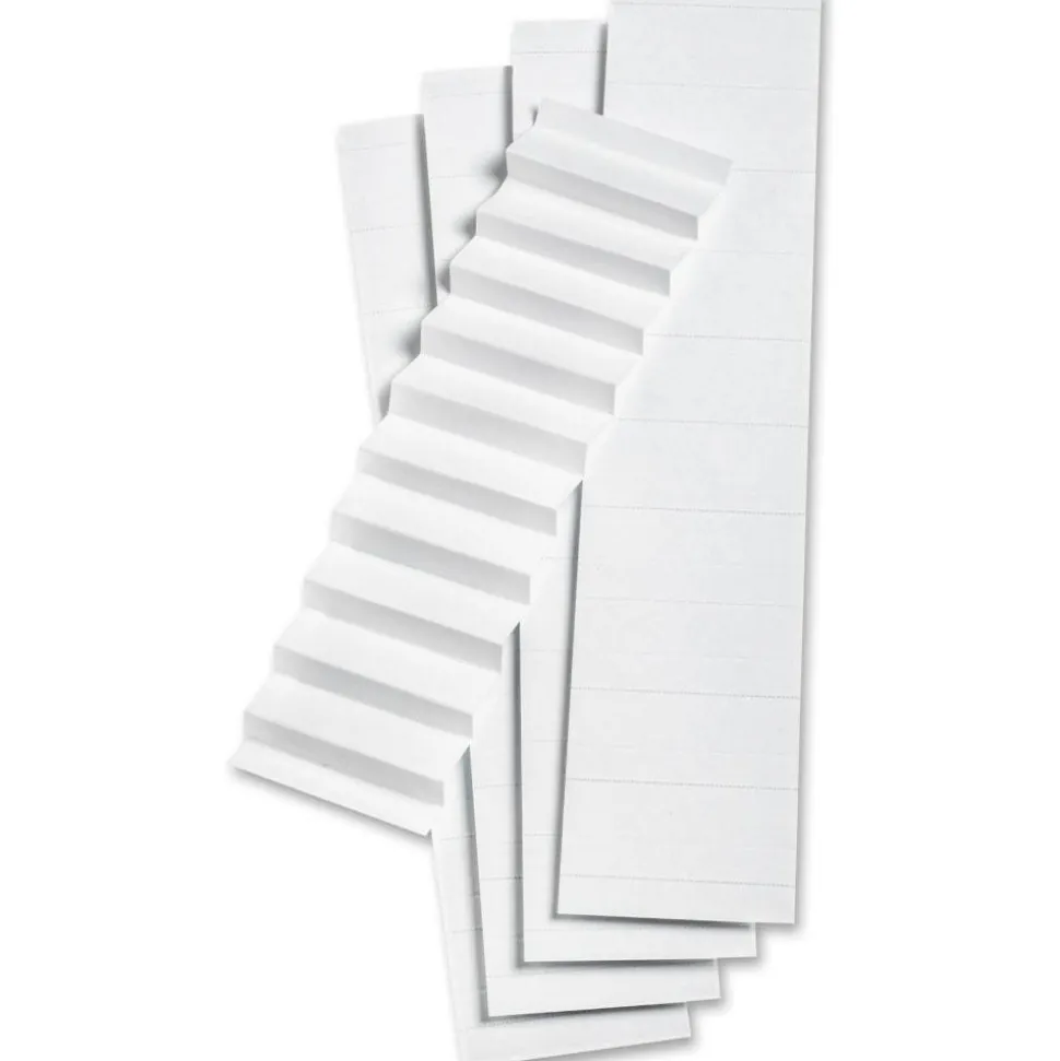 Esselte Hanging File Folder Label Inserts, 1/5-Cut, White, Pack Of 100