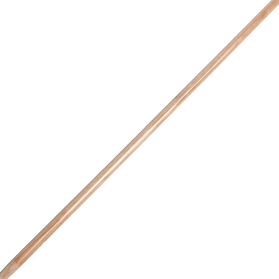 Ettore Floor Squeegee Wooden Pole Handle - 54" Length x 1" Diameter - Natural - Wood - 1 Each