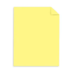 Exact Vellum Bristol Card Stock, Canary, Letter (8.5