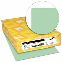 Exact Vellum Bristol Card Stock, Green, Letter (8.5