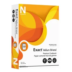 Exact Vellum Bristol Inkjet/Laser Print Copy And Multi-Use Paper, Letter Size (8 1/2