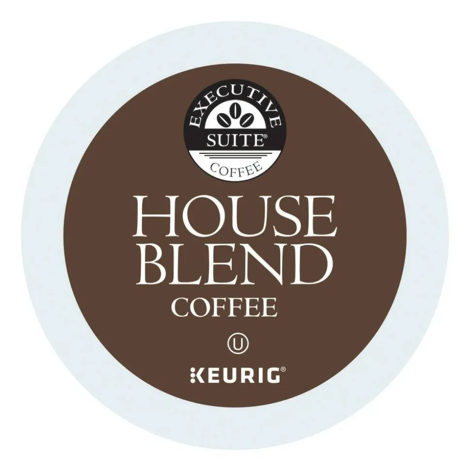 Executive Suite Coffee Single-Serve Coffee K-Cup, House Blend, Carton Of 70