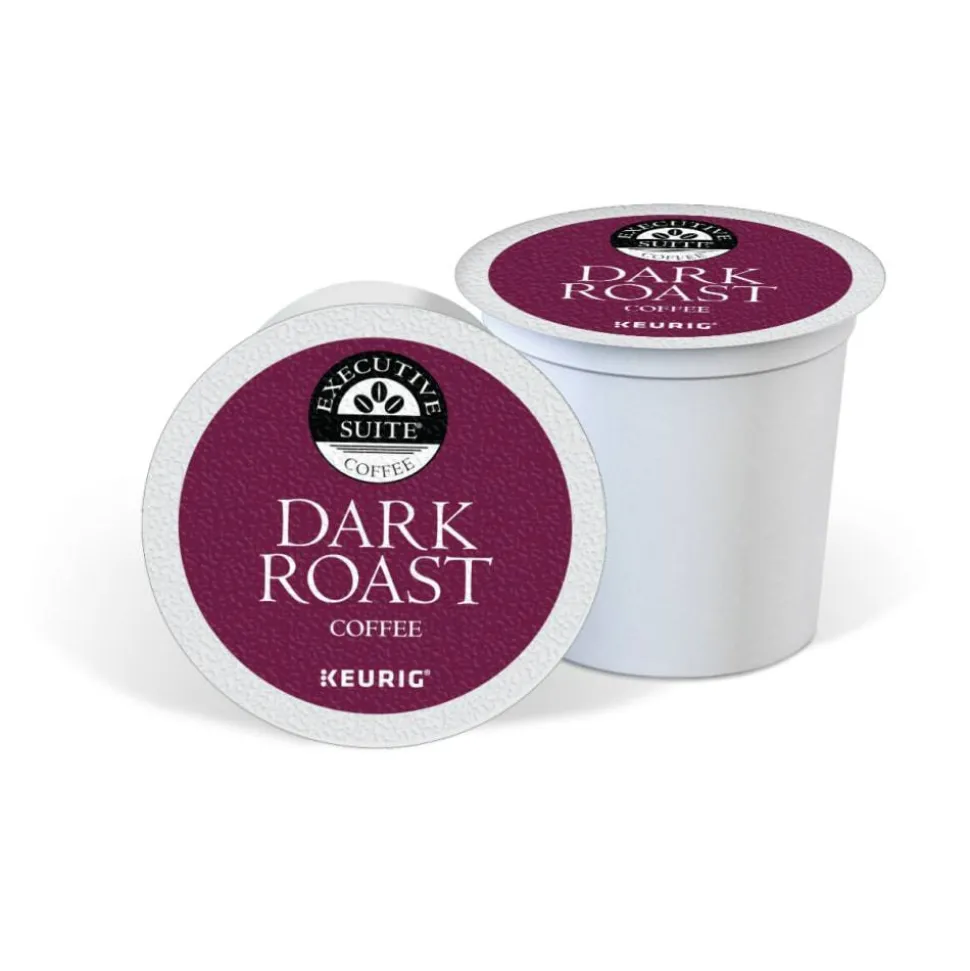 Executive Suite Coffee Single-Serve Coffee K-Cup, Dark Roast, Carton Of 70