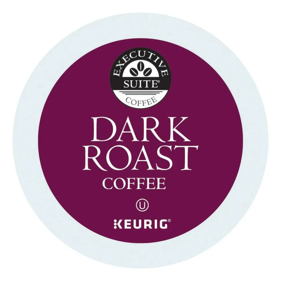 Executive Suite Coffee Single-Serve Coffee K-Cup, Dark Roast, Carton Of 70