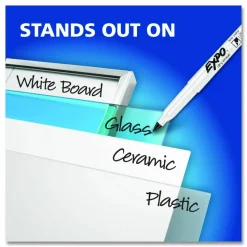 EXPO Low-Odor Dry Erase Marker Office Value Pack, Extra-Fine Bullet Tip, Black, 36/Pack