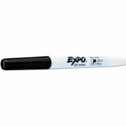 EXPO Low-Odor Dry Erase Marker Office Value Pack, Extra-Fine Bullet Tip, Black, 36/Pack