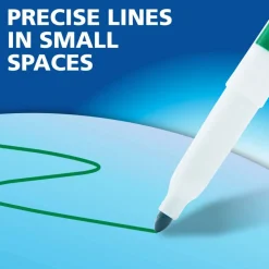 EXPO Low-Odor Dry-Erase Markers, Fine Point, Black, Pack Of 4