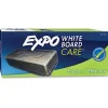 EXPO White Board CARE Dry Erase Eraser, 5.13" x 2.25" x 1.25", Charcoal